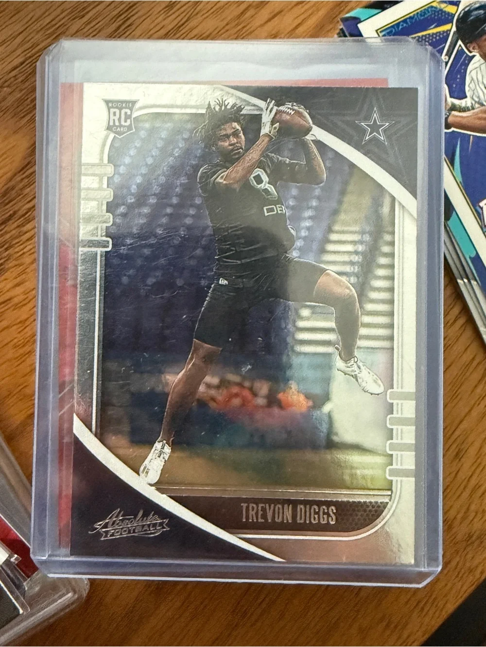 Trevon Diggs Football Trading Card - Black & White